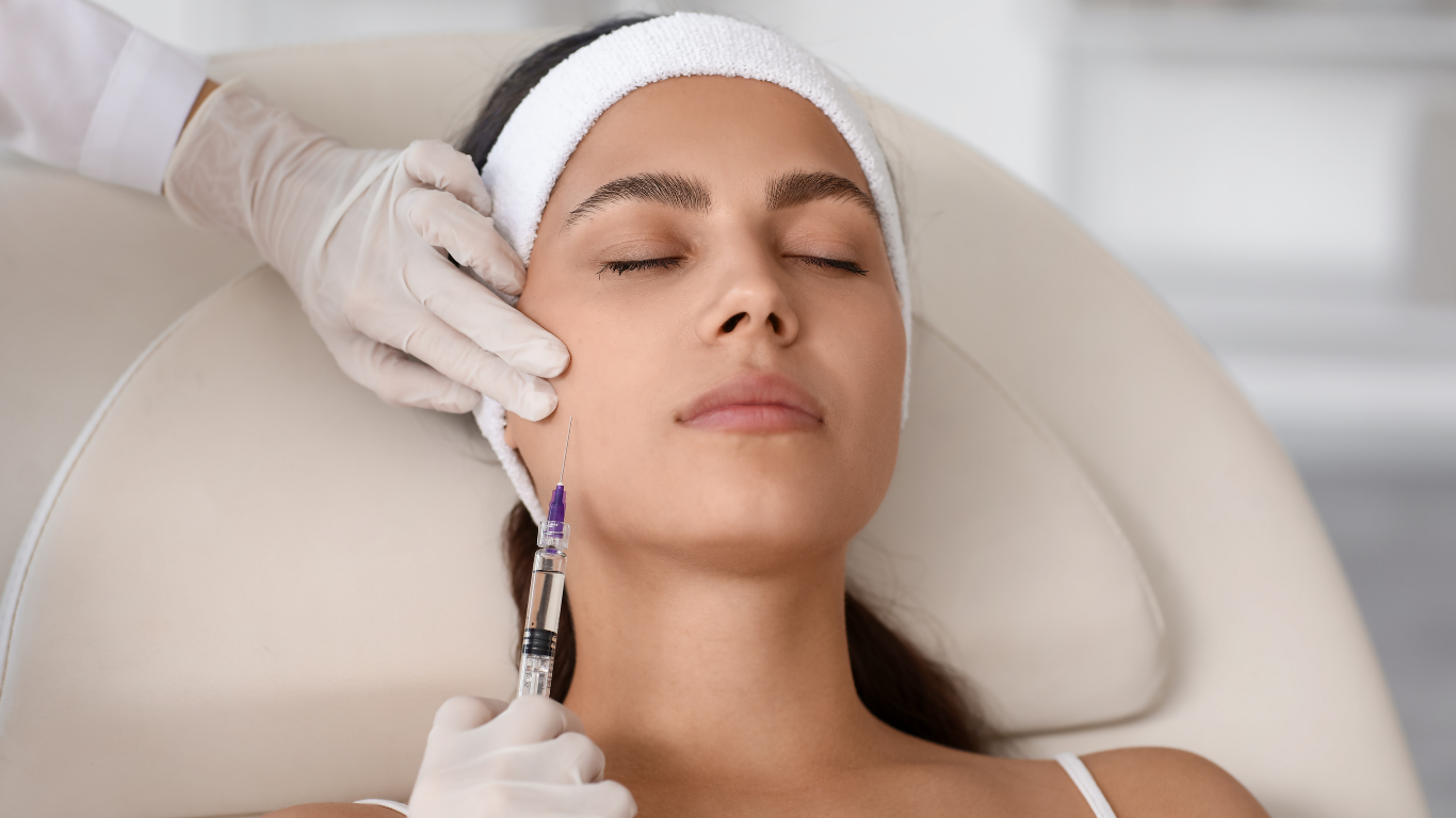 Cheek enhancement with dermal fillers