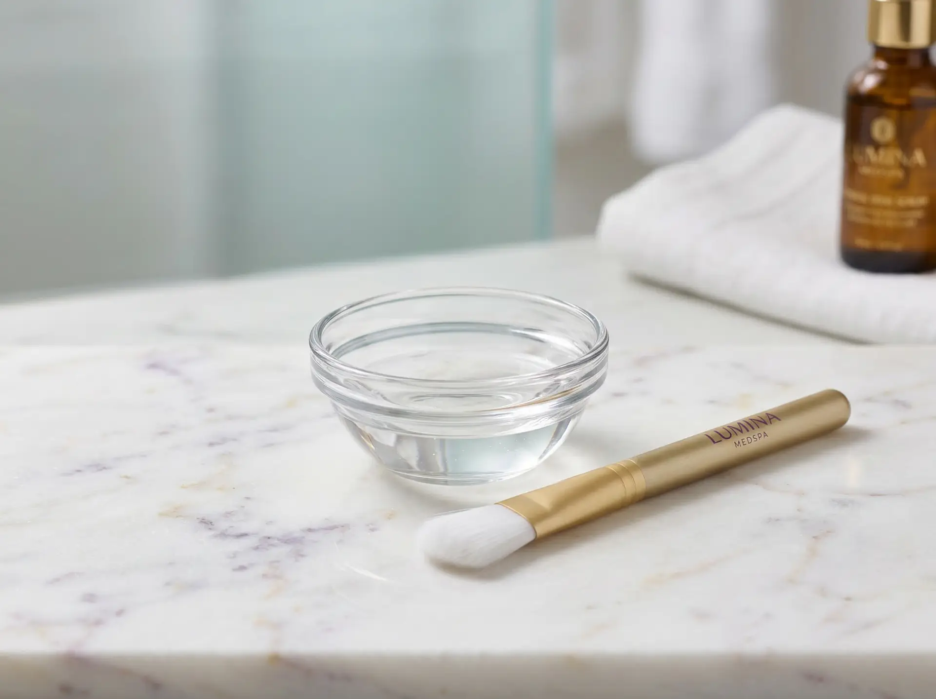Light chemical peel for glowing skin