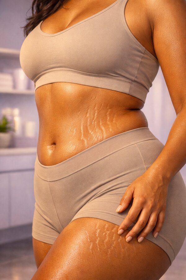 Morpheus8 treatment for stretch marks
