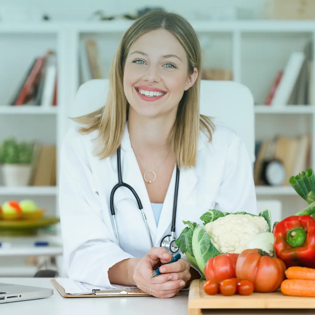 Nutrition and gut health coaching with fresh food