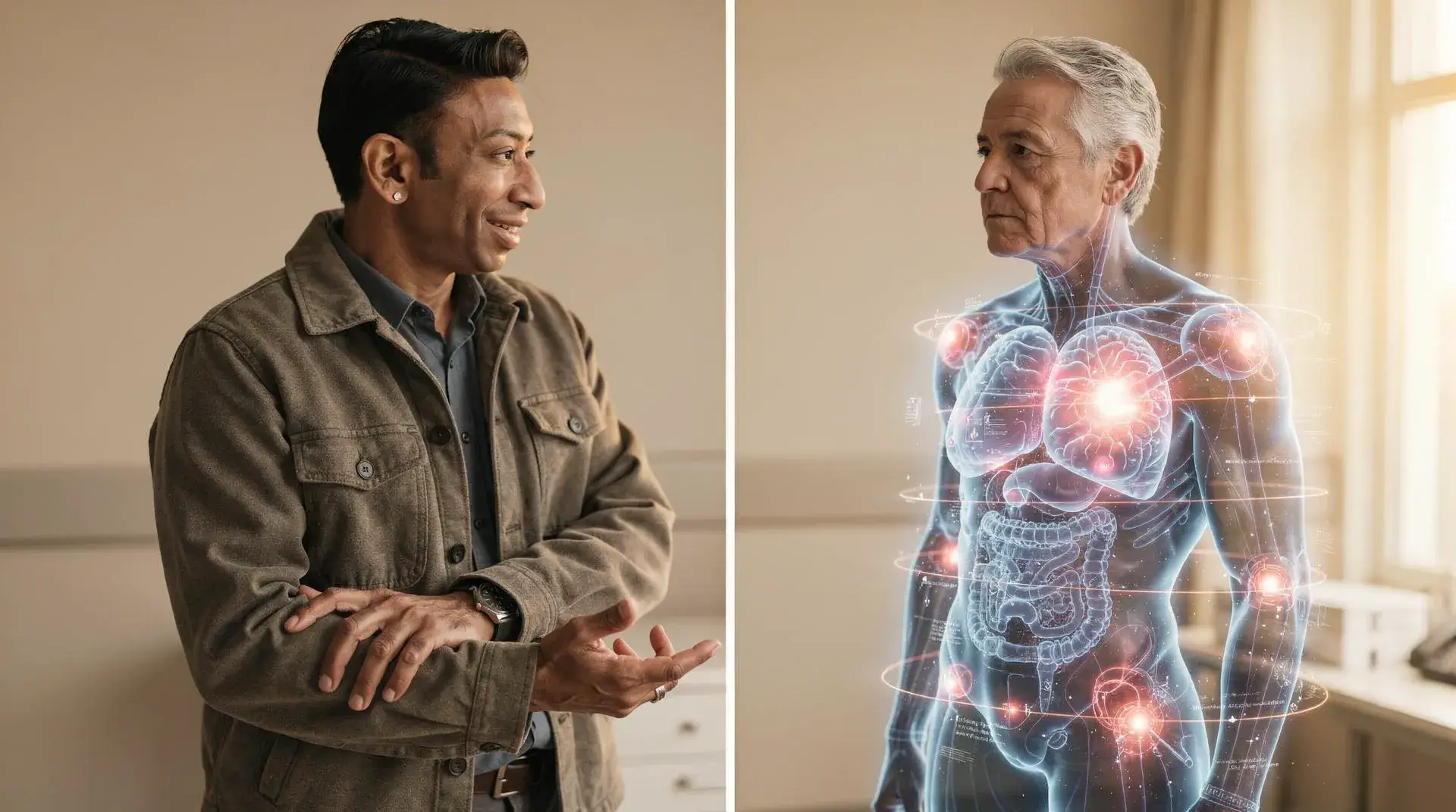 Dr. Goel's core philosophy holds that a person's biology reflects the life they are living